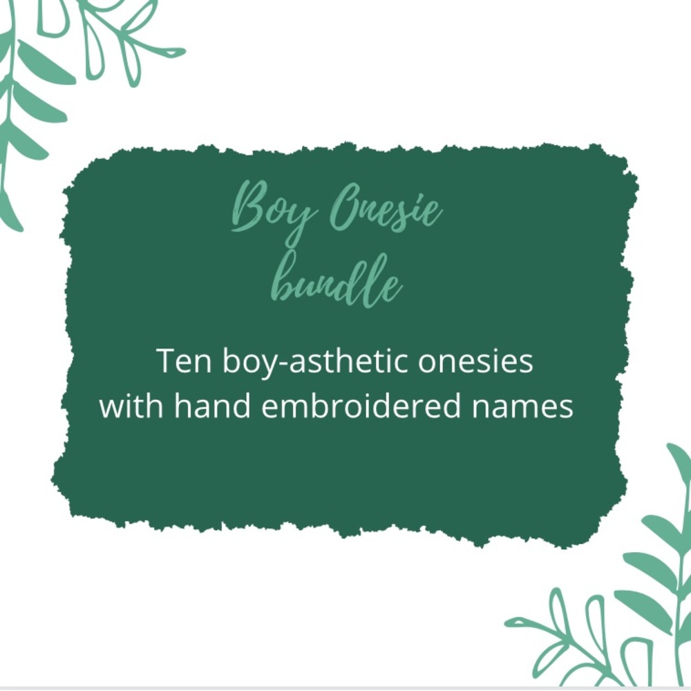 Boy Bundle- Onesies (10)